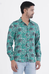 Mens Casual Shirt (Jade Green)